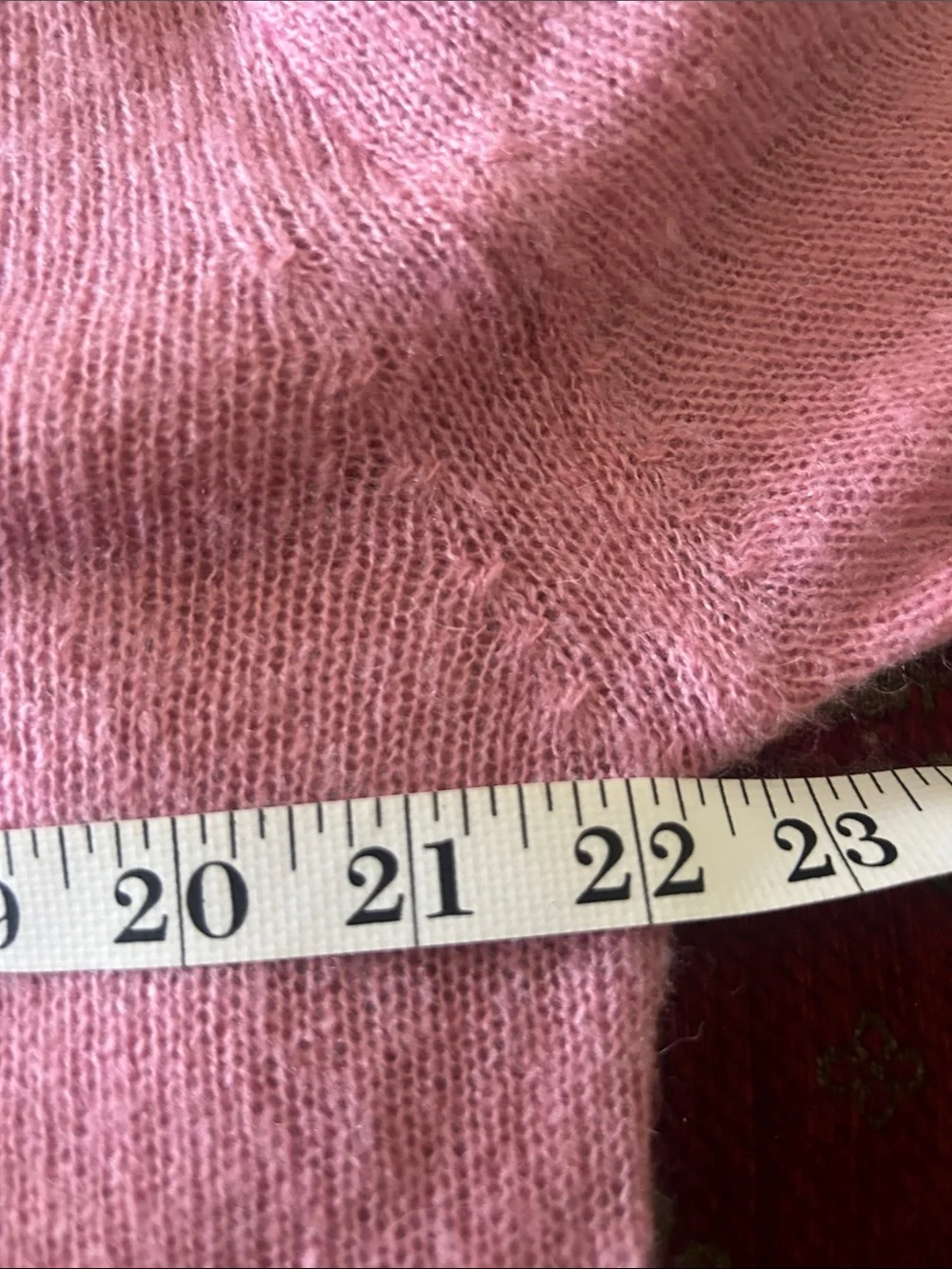 3.3 Field Trip Pink Alpaca Blend Fuzzy Knit Sweater One Size Soft Cozy